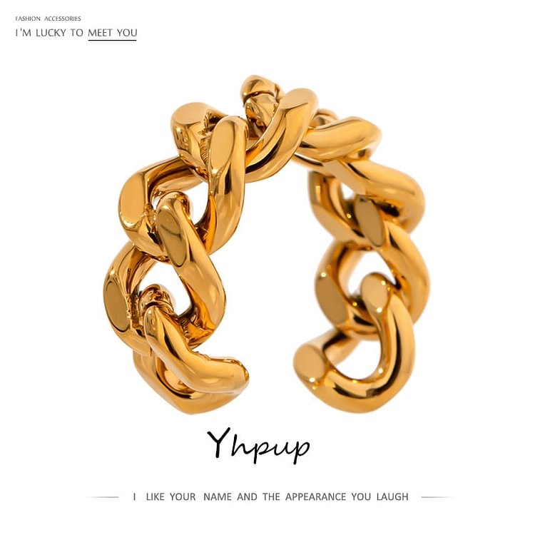 YOY-Trendy Chain Opening Ring