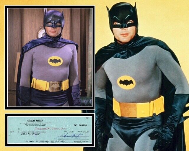 ADAM WEST SIGNED BATMAN Photo Poster painting MOUNT UACC REG 242 (2)