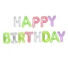 16" HAPPY BIRTHDAY Aluminum Film Letters Balloons Birthday Party Celebration Decors
