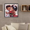 Diamond Painting -DIY Round Drill Black People（40x40cm）