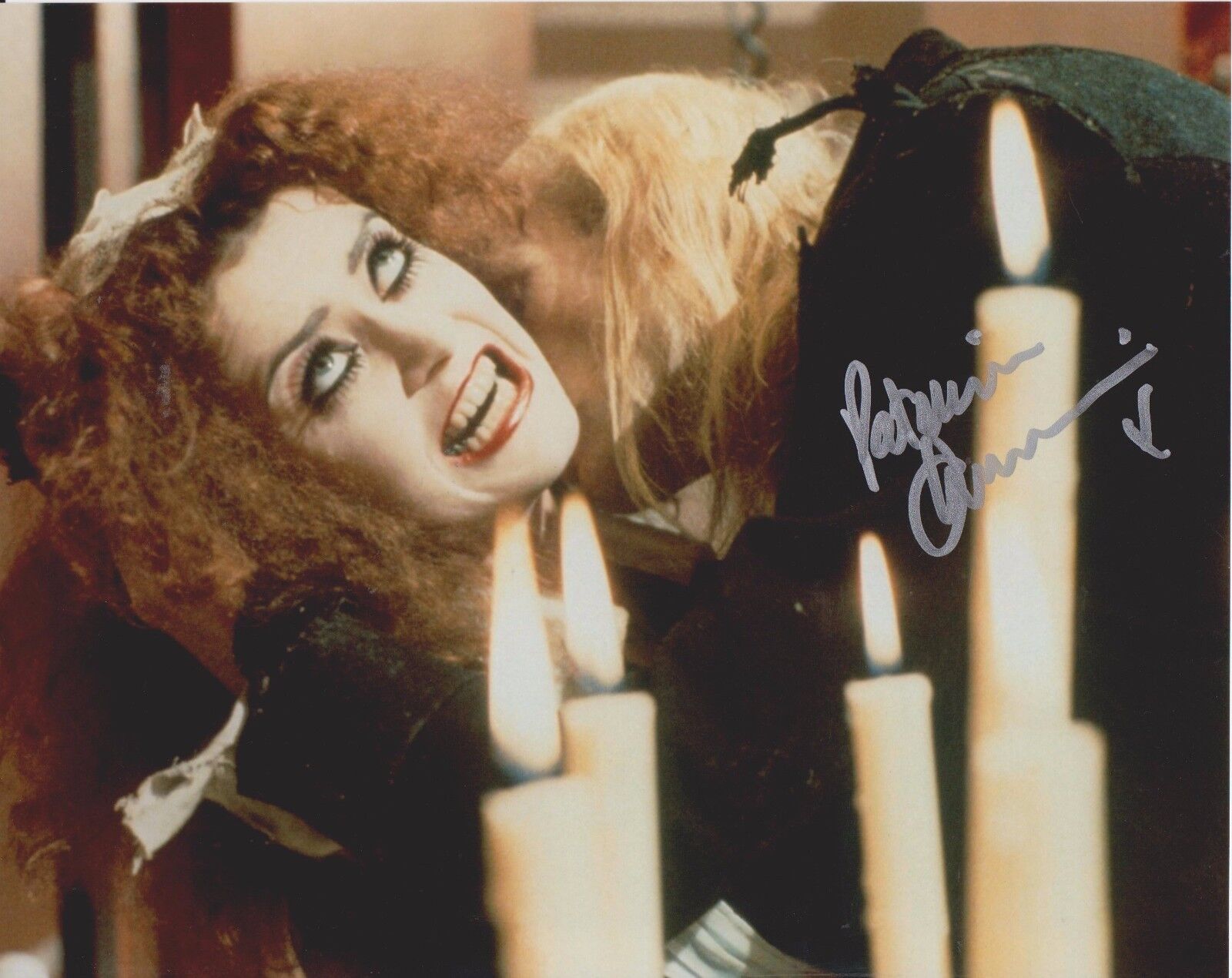 Patricia Quinn Rocky Horror 4 Original Autographed 8X10 Photo Poster painting