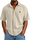 Men's Casual Loose Short-Sleeved Shirt