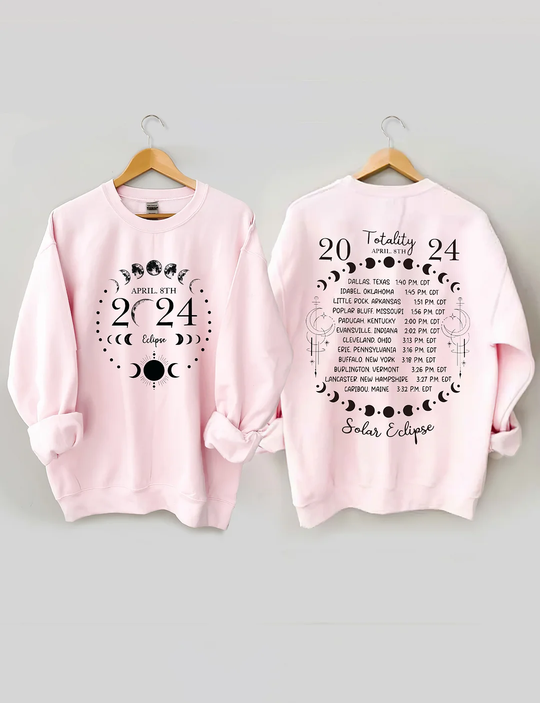 Total Solar Eclipse April 8th 2024 Sweatshirt