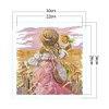 (Counted/Stamped) 14CT Sunflower Girl - Cross Stitch 30*34cm/11.81*13.39in(Brand)