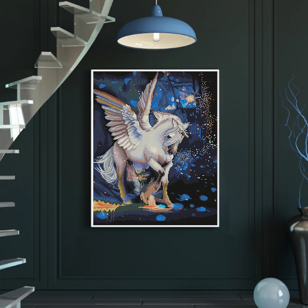 DIY Stamped Cross Stitch 11CT Full Embroidery 40*50cm - Pegasus