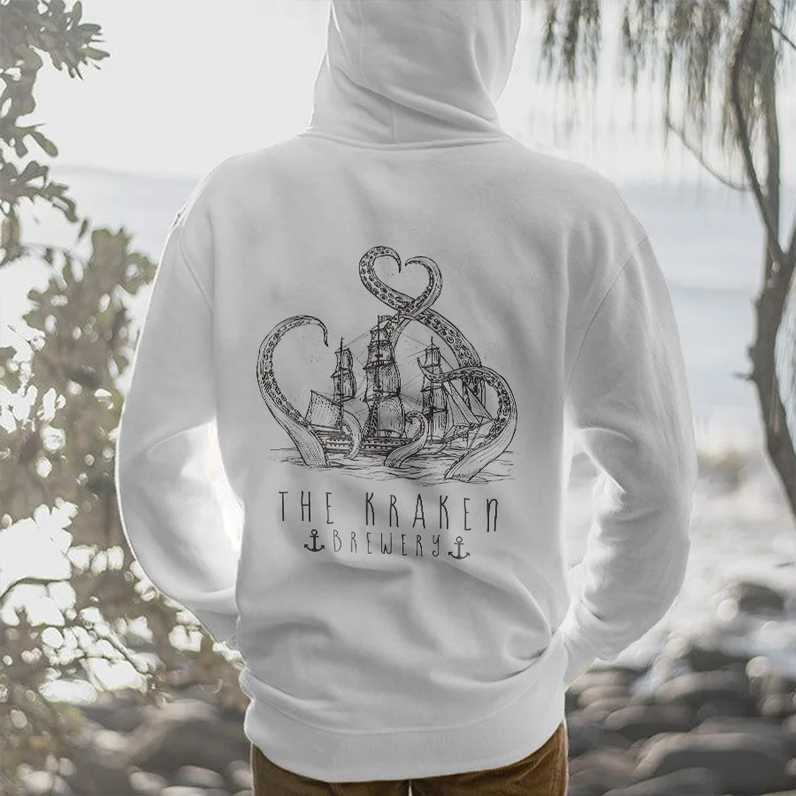 The Kraken Brewery Printed Men's Hoodie