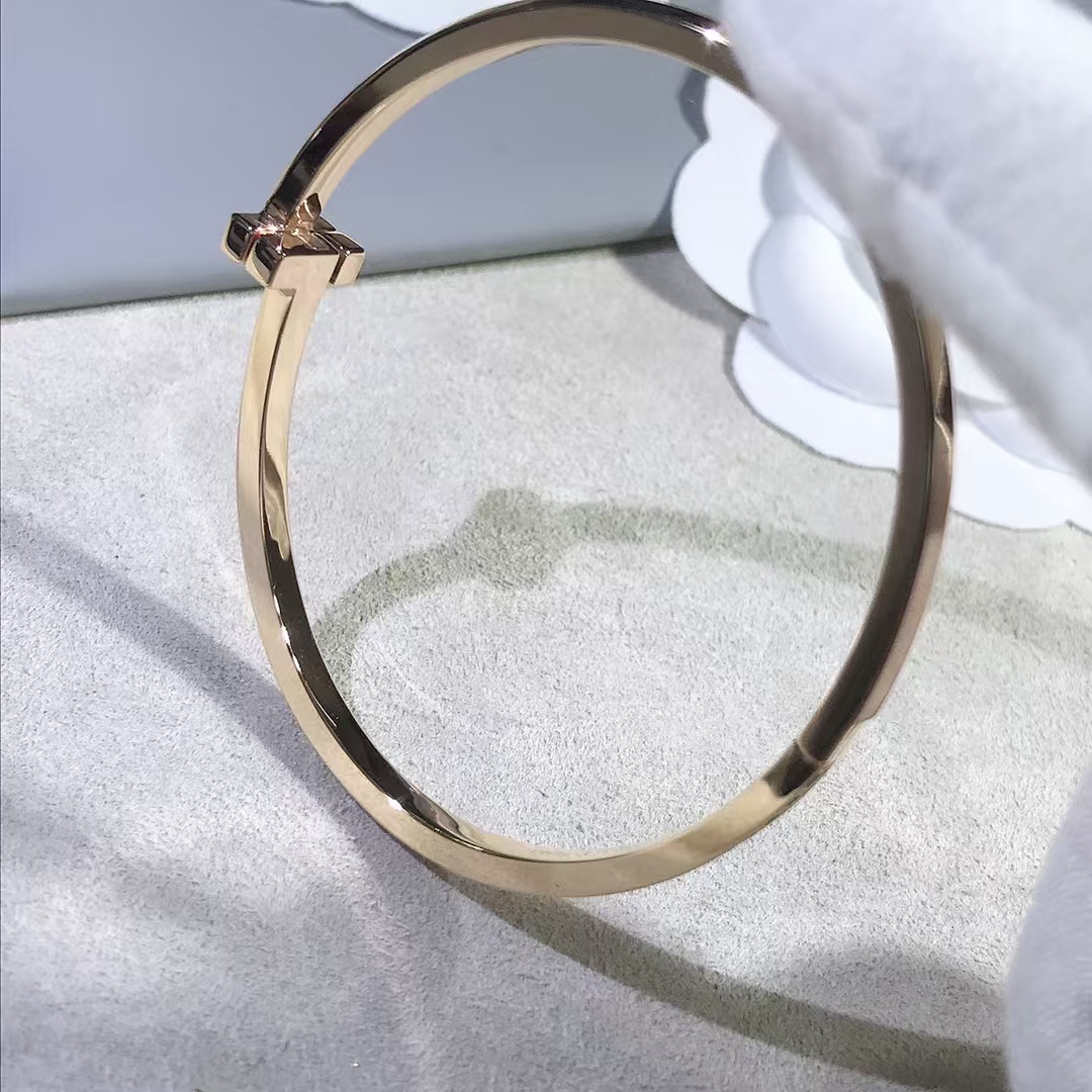 Buy replica Tiffany T1 Narrow Diamond Hinged Bangle and replica jewelry from PICKS Jewelry
