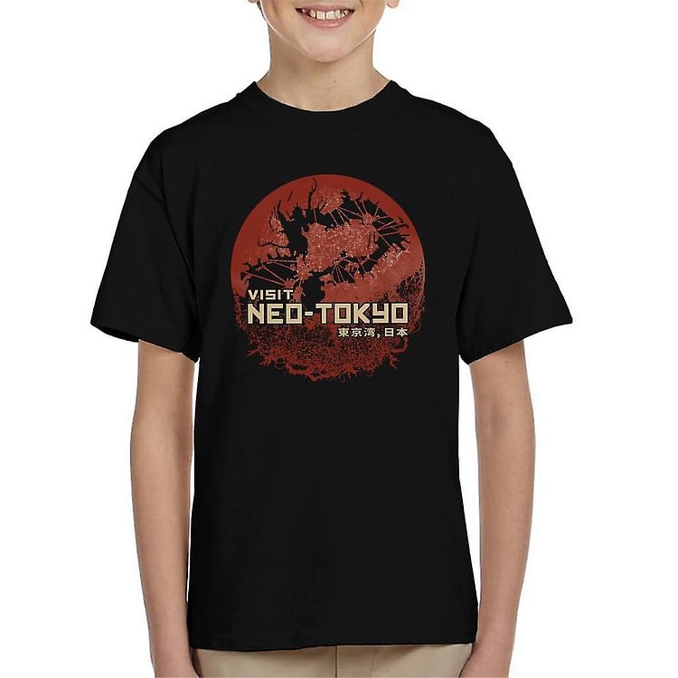 Akira Visit Neo Tokyo Kid's T-Shirt