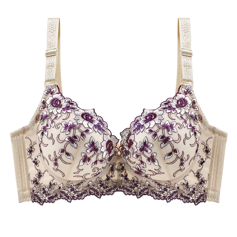 Billionm Sale Fashion Sexy Bra Gather Soft Comfortable Lace Embroidery Women's Underwear Push Up Brassiere Plus Size CD Cup Lingerie