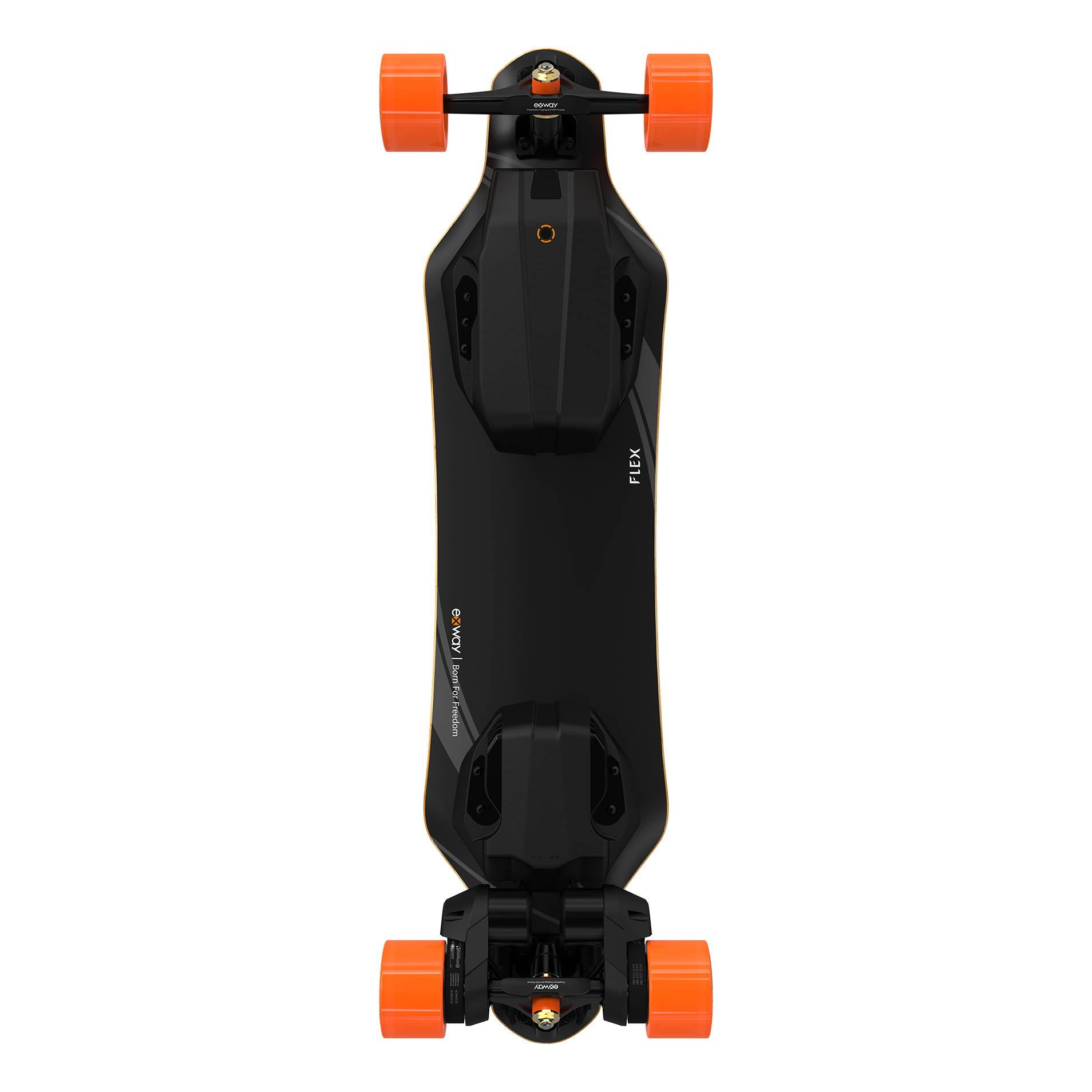Exway Flex Electric Skateboard Longboard with Split Super Flex Deck