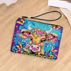 DIY Cow In Flowers-Diamond Painting Hand Bag