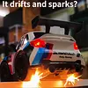【Spark + Drift Double Cool】BMW M4 Egg-Shaped Spark Remote Control Car, Electric Four-Wheel Drive Desktop Drift Toy, Nighttime Cool Gadget