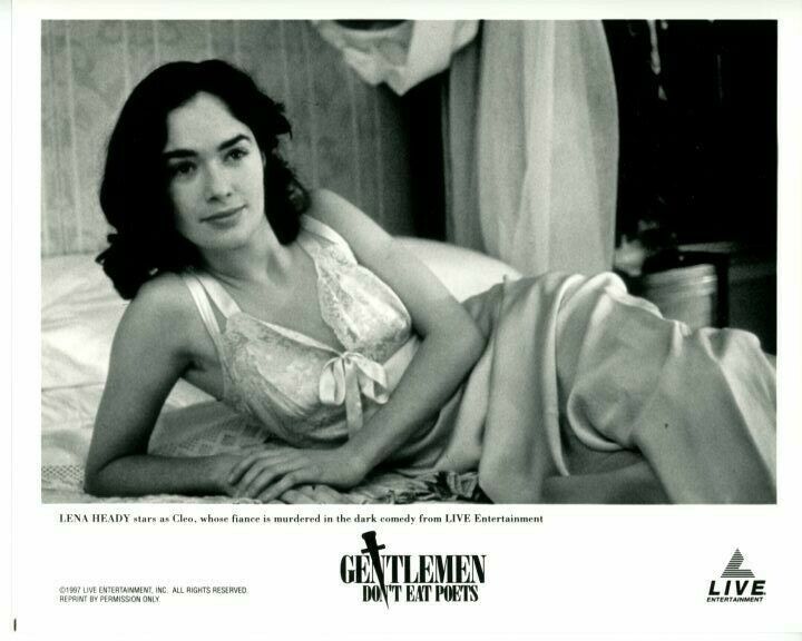 Lena Heady Gentlemen Don't Eat Poets 1997 Original 8x10 Press Photo Poster painting