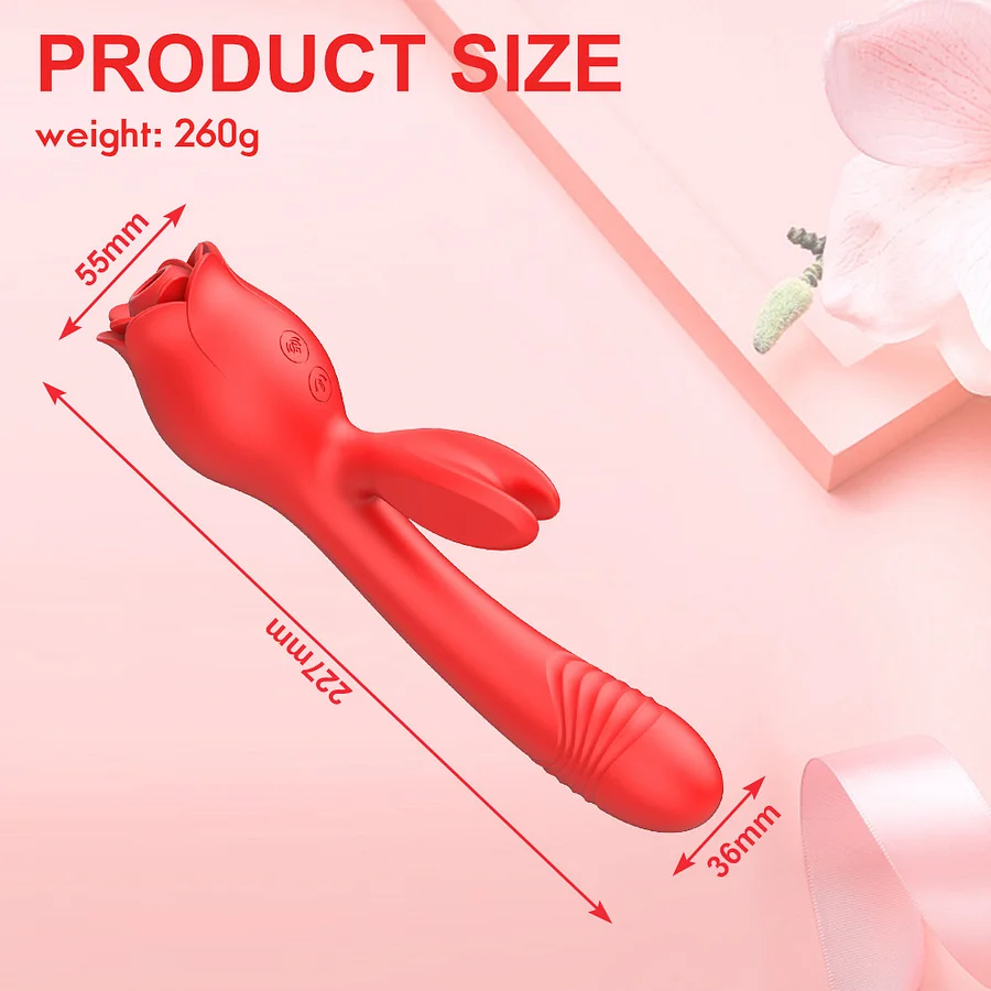 3 in 1 Rose Bunny Sex Toy