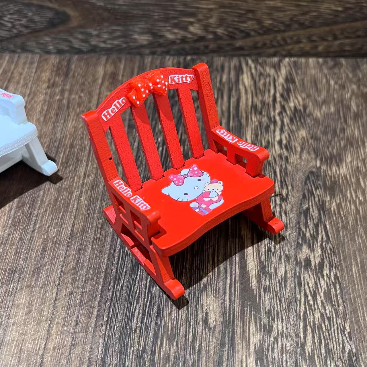 Mini Vintage HK Wooden Rocking Chair