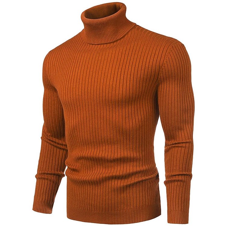 MEN'S TURTLENECK SWEATER SLIM SWEATER