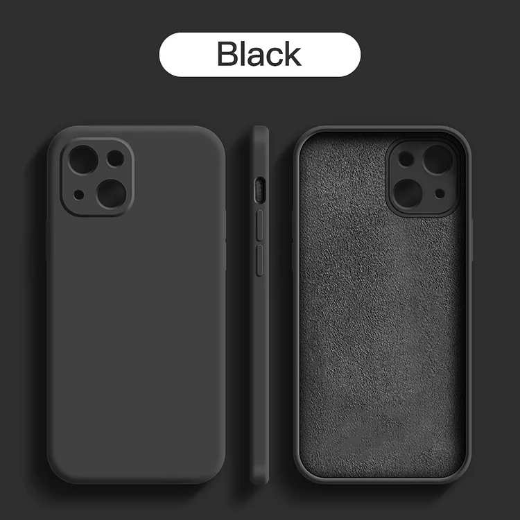 Luxury Original Square Liquid Silicone Phone Case  Etrgadget- Smartphone Cases & Covers | Accessories