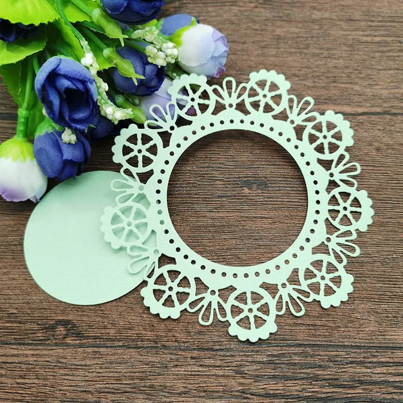 Vintage lace Metal Cutting Dies Craft Stamps die Cut Embossing Card Make Stencil