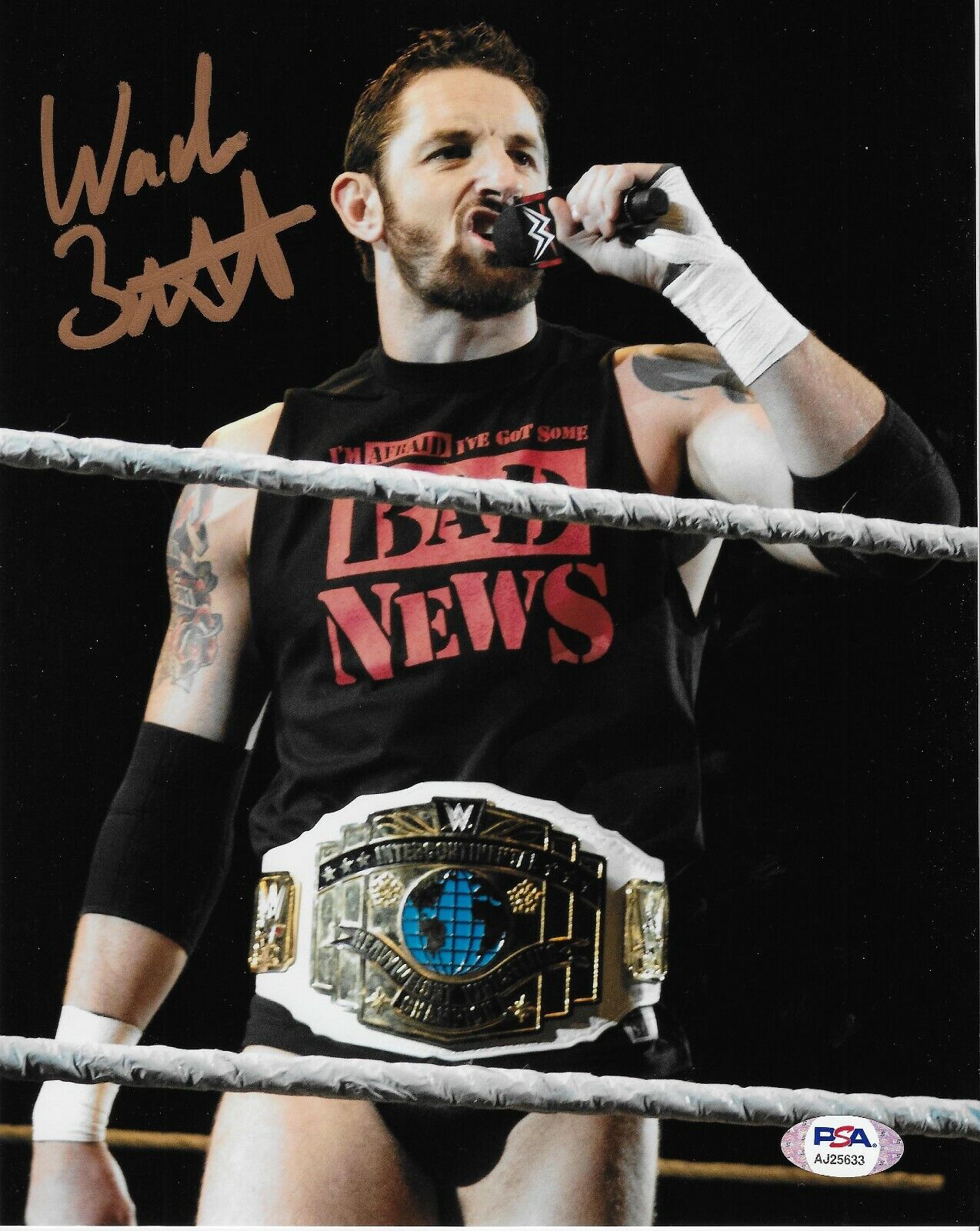 WADE BARRETT WWE BAD NEWS