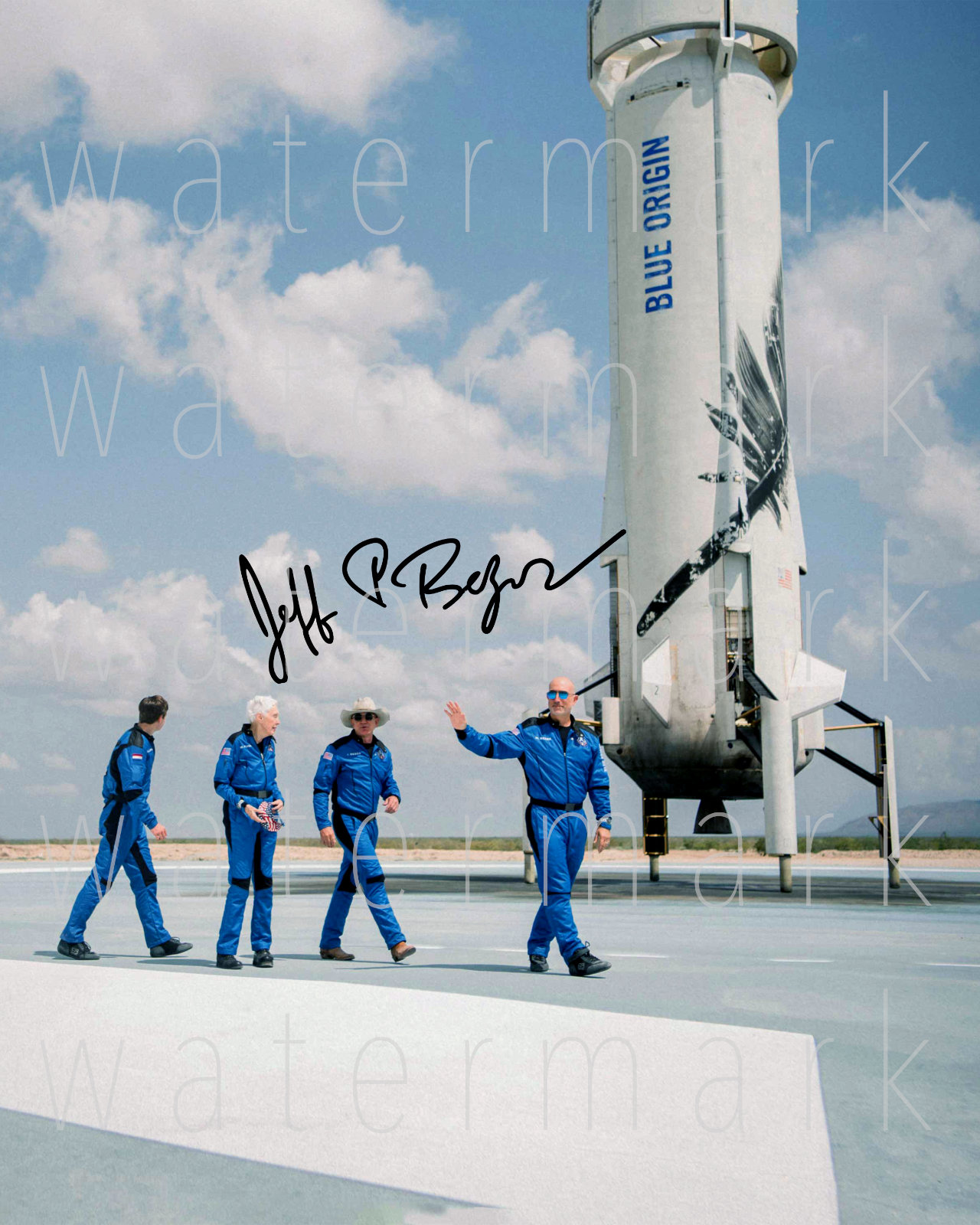 Jeff Bezos Blue Origin signed 8x10 Photo Poster painting print picture poster art autograph RP