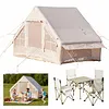 [US Local Warehouse] Inflatable Camping Tent with Pump Waterproof Oxford Blow Up Tent for Outdoors