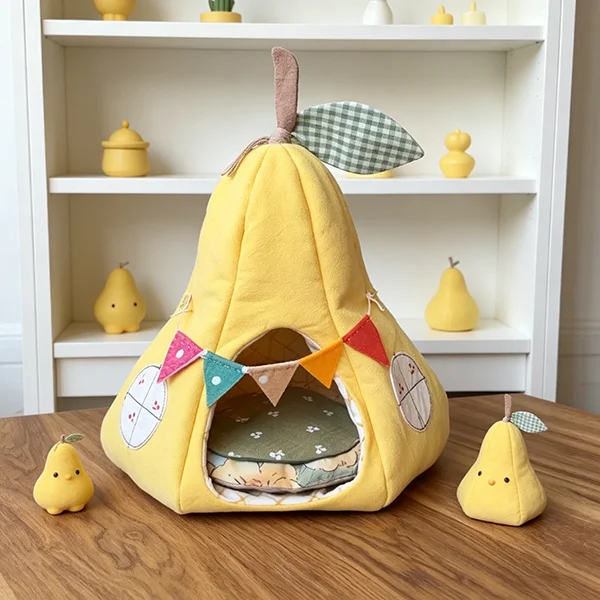 Cozy Doll Pear House Sewing Template &ndash; With Instructions