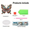 5D DIY Special Shape Diamond Painting Desk Ornament Butterfly Decor Kit