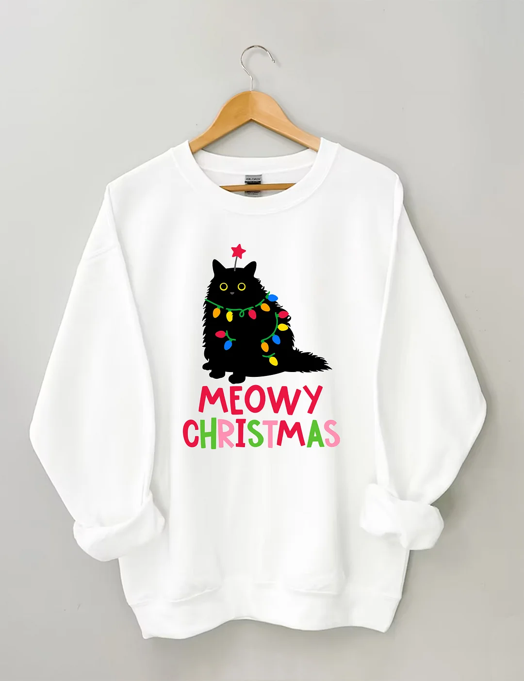 Meowy Christmas Sweatshirt