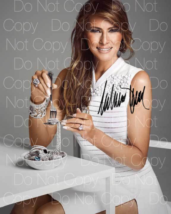 Melania Trump signed sexy hot 8X10 print Photo Poster painting picture poster autograph RP 2