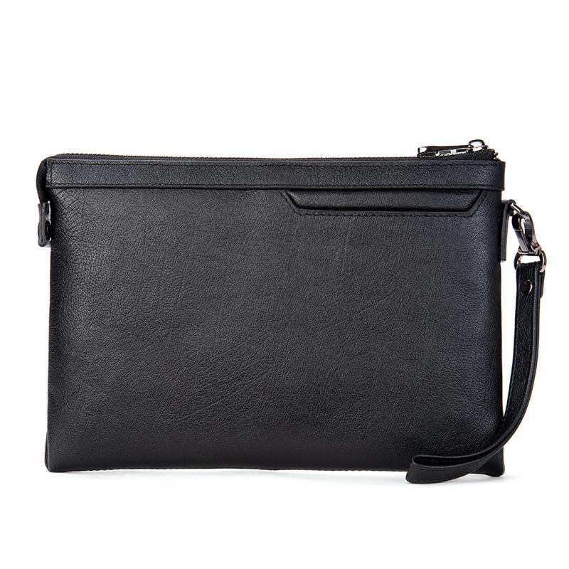 Mens Fashion Casual Soft Plain Business Multipurpose Clutch Bags