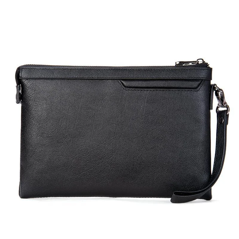 Mens Fashion Casual Soft Plain Business Multipurpose Clutch Bags