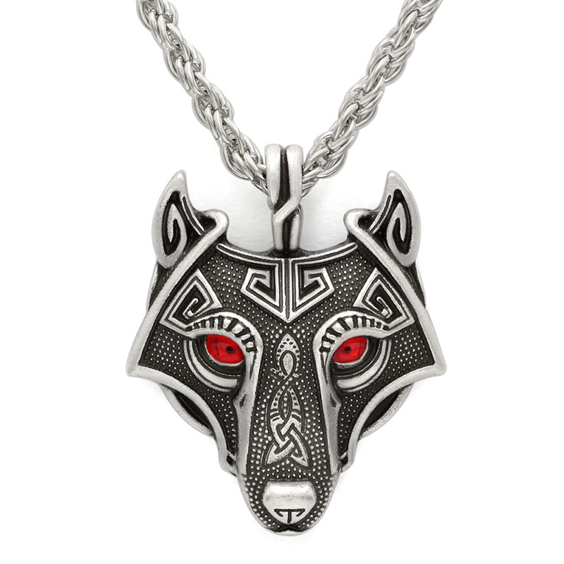 Goth Punk Viking Wolf Necklace / TECHWEAR CLUB / Techwear