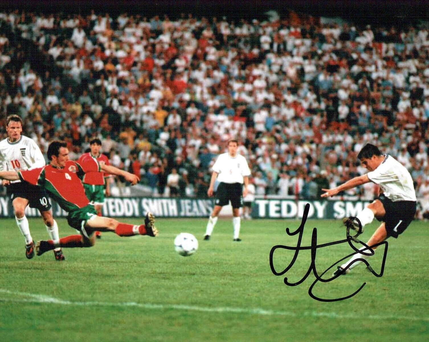 Jamie REDKNAPP SIGNED Autograph 10x8 Photo Poster painting AFTAL COA England Football Great