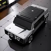 Creative Car Shape Design Multifunctional Cool Clock Desktop Stand Wireless Fast Charging