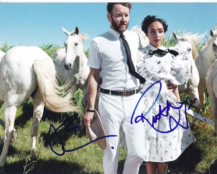 JOEL EDGERTON & RUTH NEGGA signed autographed LOVING PROMOTIONAL Photo Poster painting