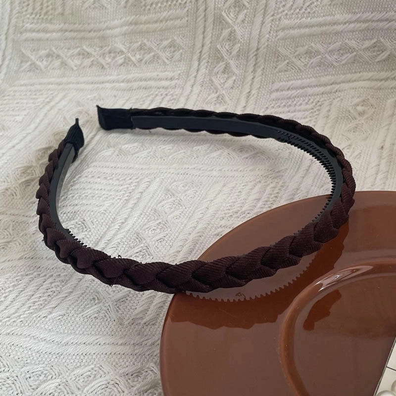 Elegant Retro Solid Color Cloth Hair Band