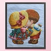 Couple - 9CT Partial Beaded Cross Stitch Kit (27x30cm)