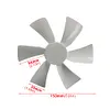 2Pack 6 Inch White Replacement Vent Fan Blades for Bathroom Roof Vent Range Hood