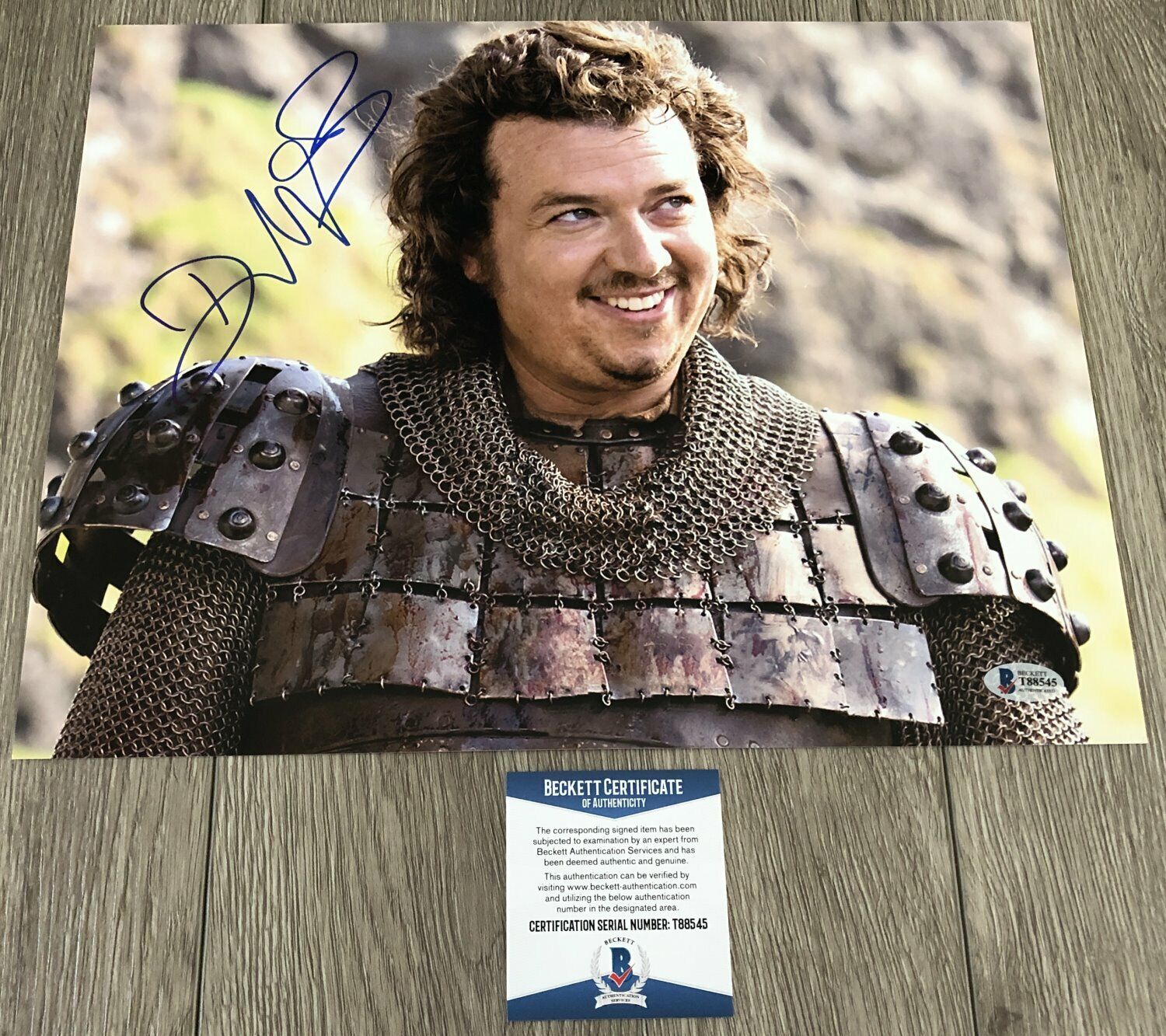 DANNY MCBRIDE SIGNED YOUR HIGHNESS 11x14 Photo Poster painting EASTBOUND & DOWN BECKETT BAS COA