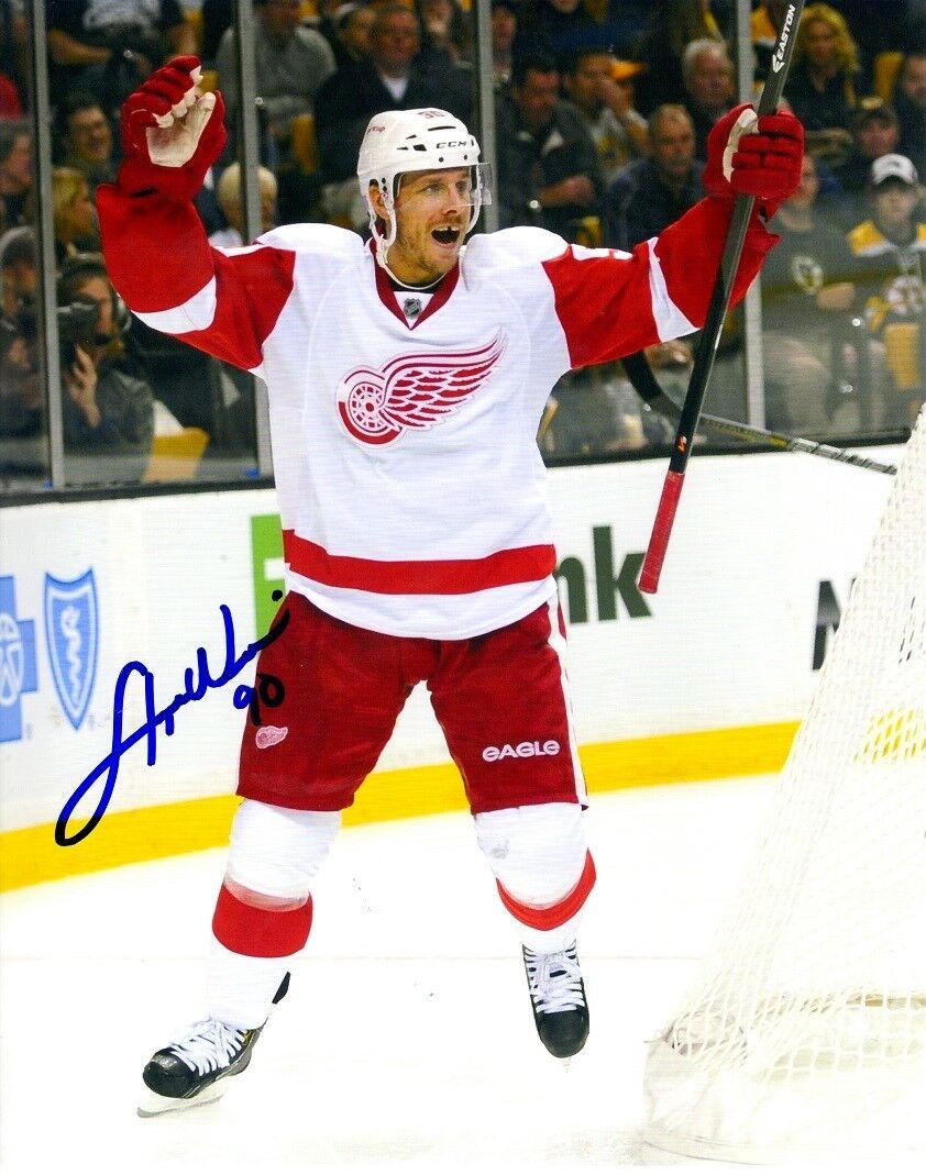 Signed 8x10 STEPHEN WEISS Detroit Red Wings Photo Poster painting - COA