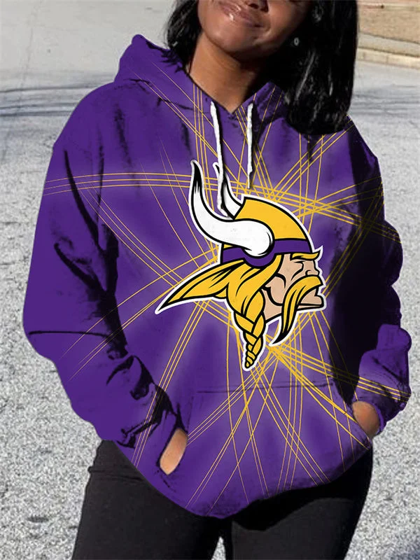 Minnesota Vikings
3D Printed Pocket Pullover Hoodie