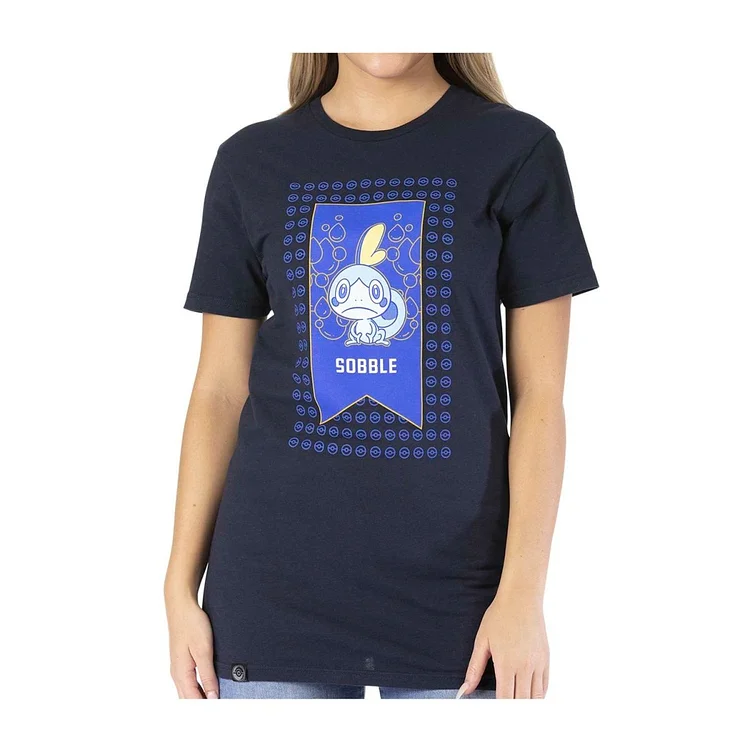 Sobble Galar First Partner Relaxed Fit Crew Neck T-Shirt - Adult