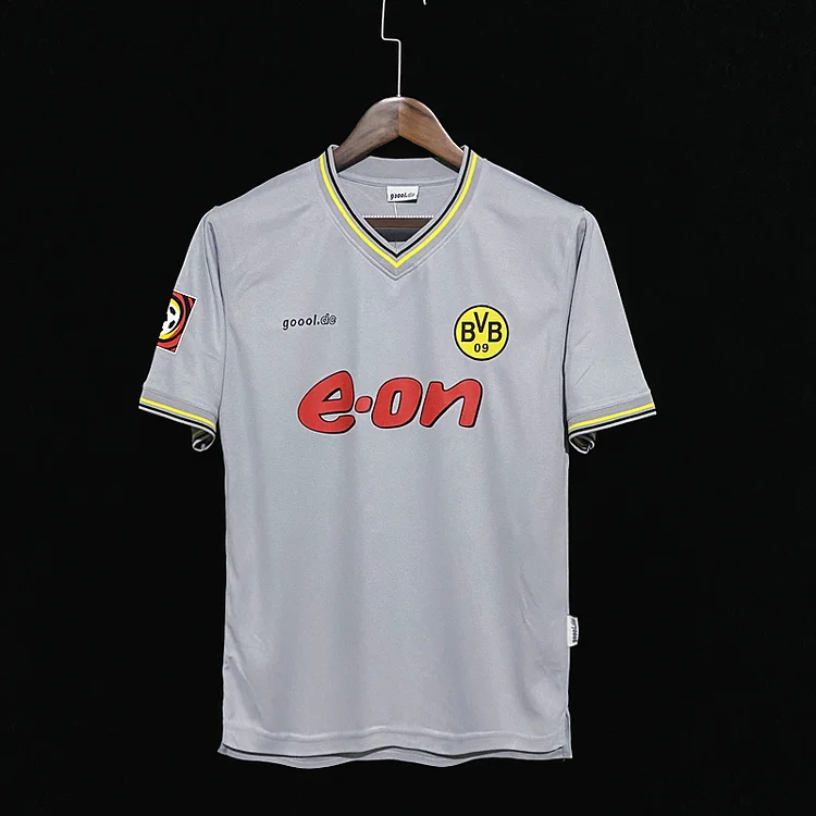 Borussia Dortmund Retro Away Trikot 2000/2001 - Grau