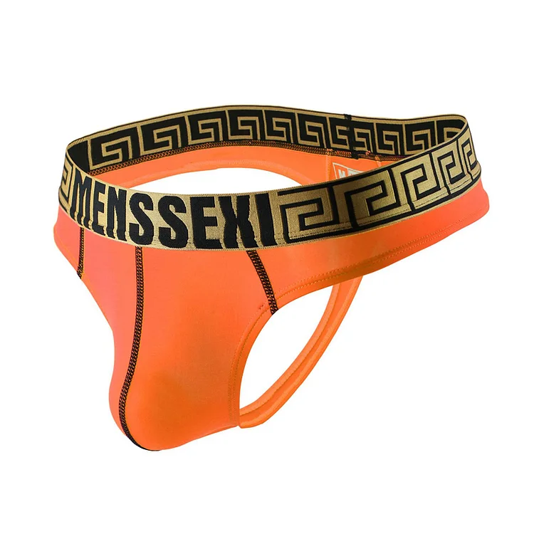 Sexy Men's Polyamide Ice Silk Thongs Underwear