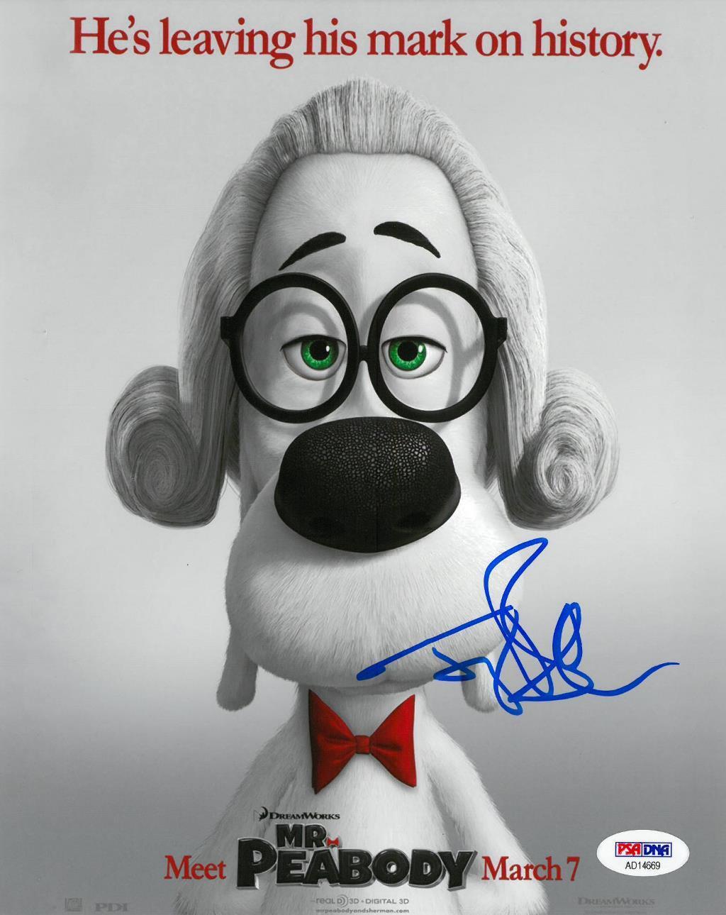 Ty Burrell Signed Mr. Peabody Authentic Autographed 8x10 Photo Poster painting PSA/DNA #AD14669