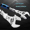 5-in-1 Telescopic Ratchet Adjustable Wrench