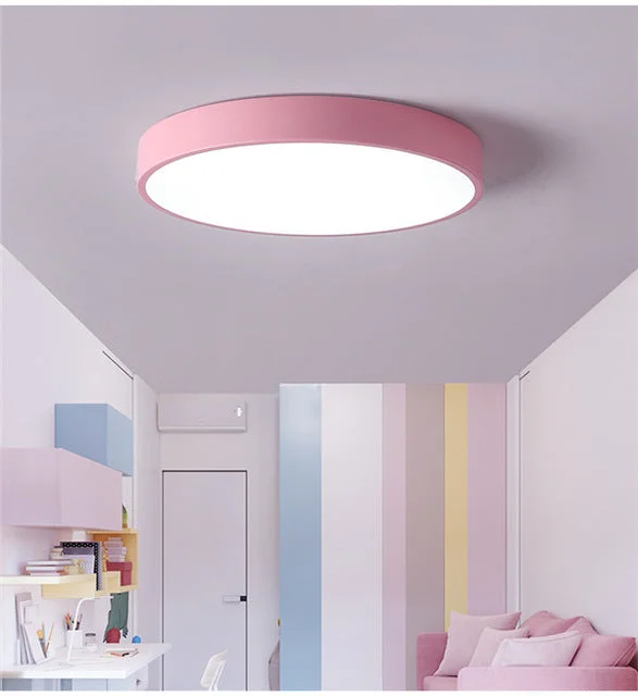 Modern Nordic LED Ceiling Lights Living Room Bedroom Round Corridor ...