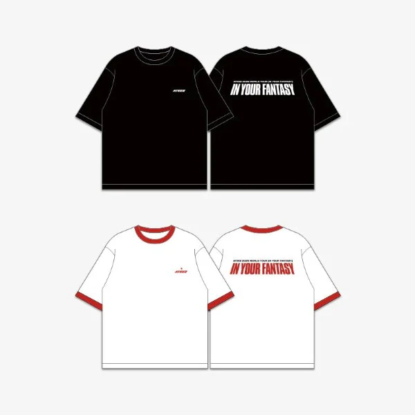 Ateez 2025 World Tour 'In Your Fantasy' T-Shirt officialateezshop