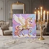 DIY Pearl Painting Unicorn for Home Wall Decor with Frame(25x25cm)