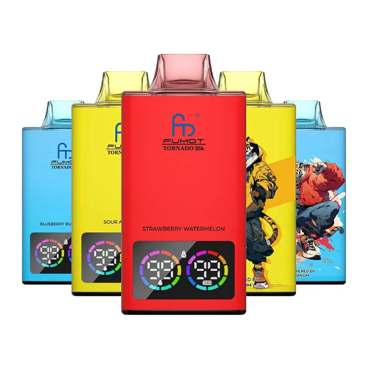 Fumot Tornado 35K: 35K Z&uuml;ge, RGB-Licht & Dual-Coil  www.vapeshoppromax.com